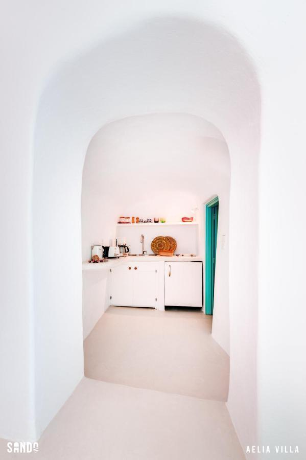Sando Traditional Cave Villas With Jacuzzi And Sea View Vourvoulos Exterior photo