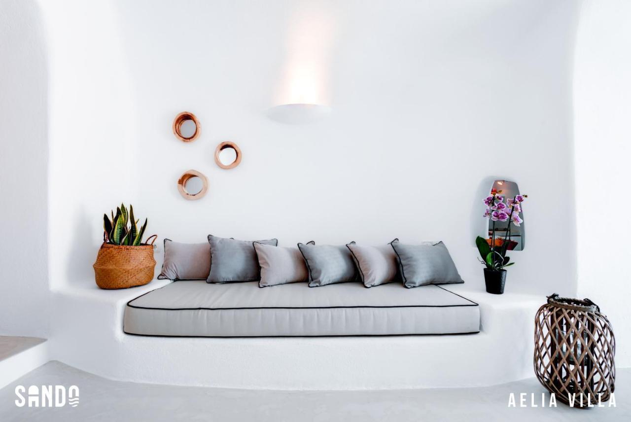 Sando Traditional Cave Villas With Jacuzzi And Sea View Vourvoulos Exterior photo